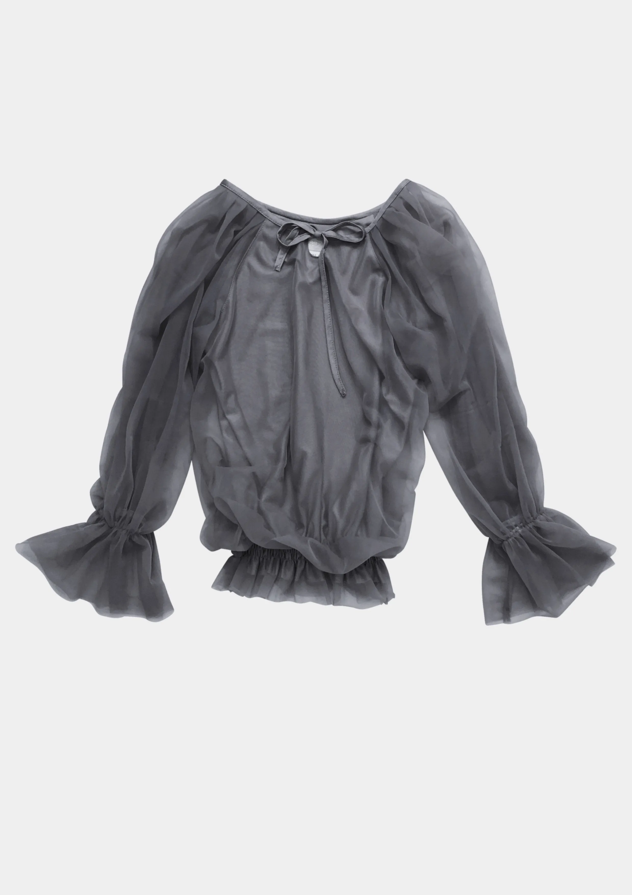 [ OUTLET!] DOLLY by Le Petit Tom ® FAIRY TOP LONGSLEEVE dark grey