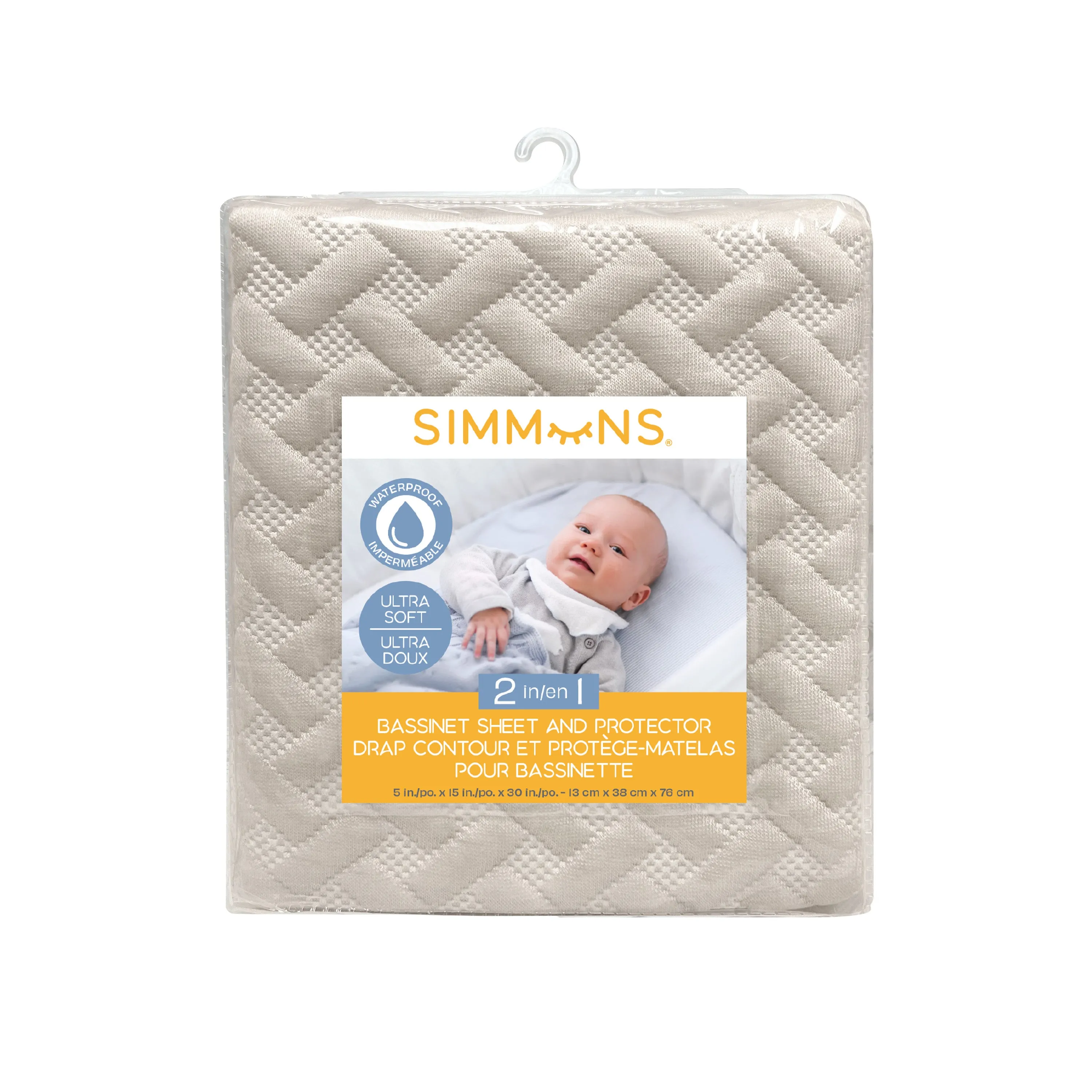 2-in-1 Bassinet Sheet and Protector