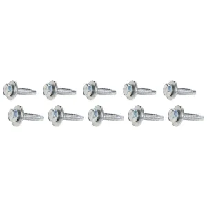 Allstar Performance Body Bolt Kit - 1/4-20" - 1-1/8" Long - Hex Head - Zinc Oxide (Set of 10)