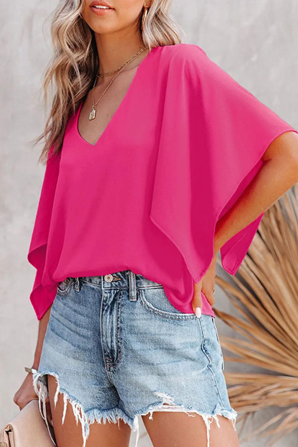 Amazing V Neck Blouse