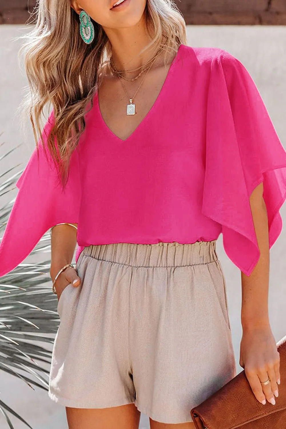 Amazing V Neck Blouse