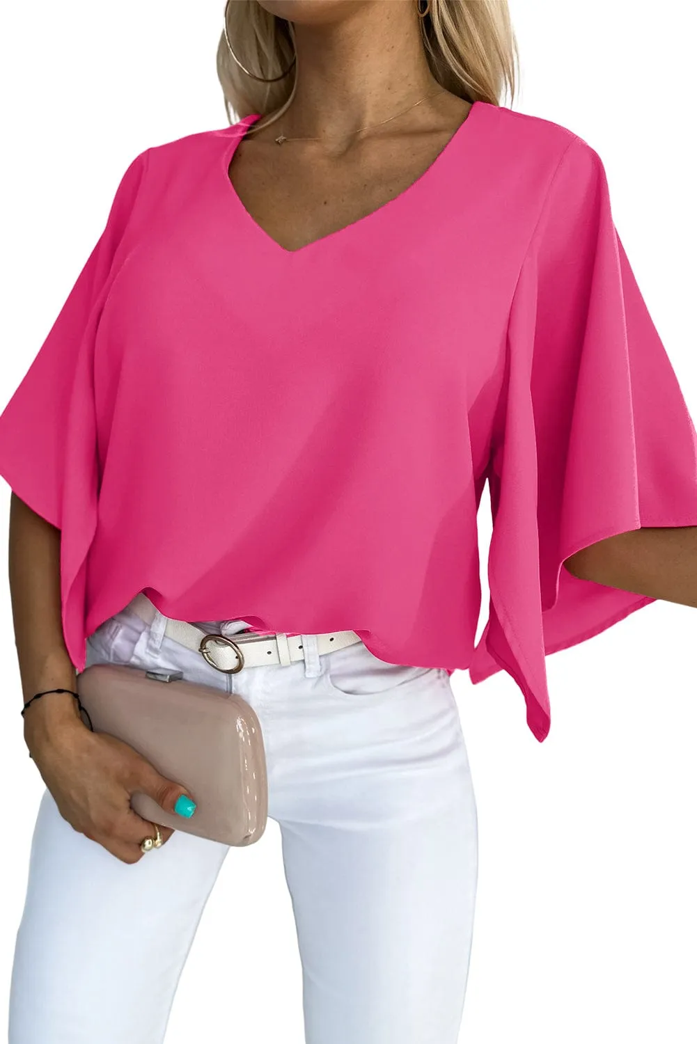 Amazing V Neck Blouse