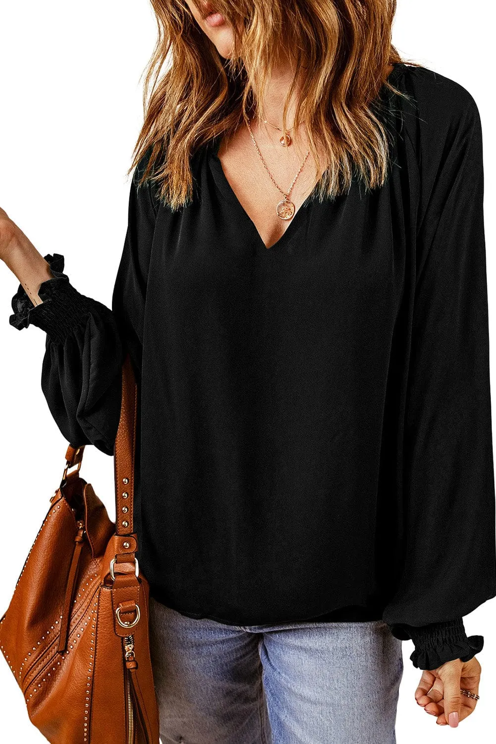 Amazing V Neck Blouse