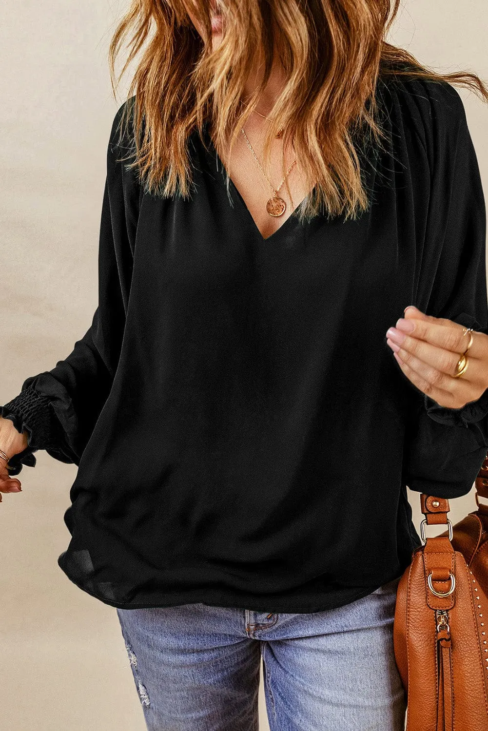 Amazing V Neck Blouse