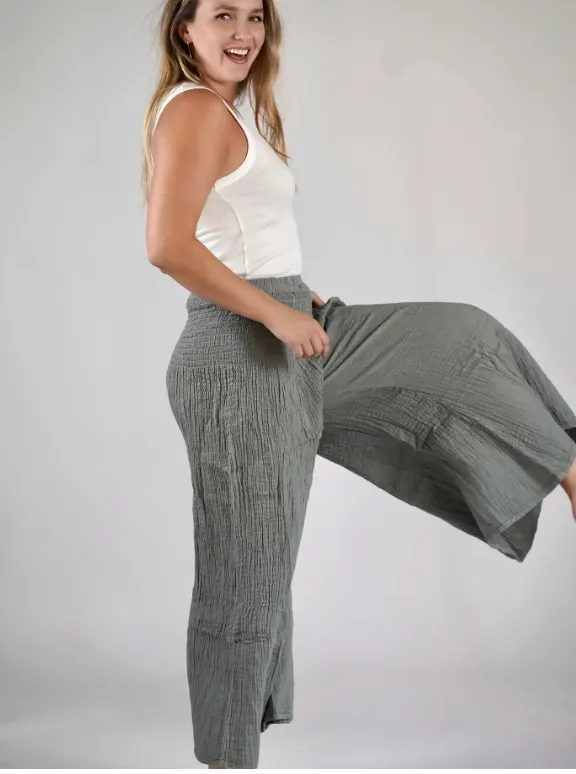 Arpa Double Cotton Gauze  Pants