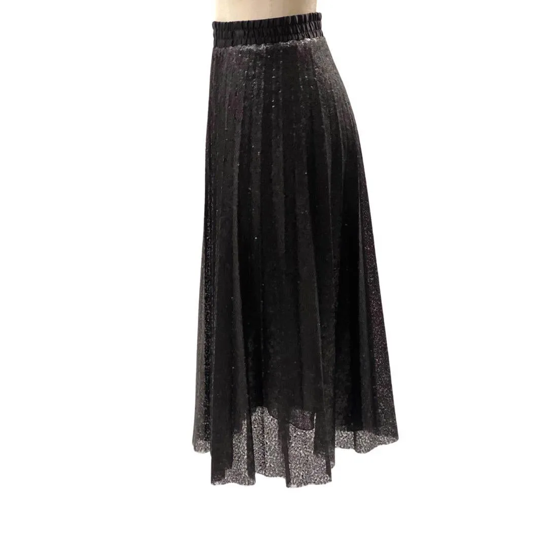 BLACK SKIRT SEQUIN