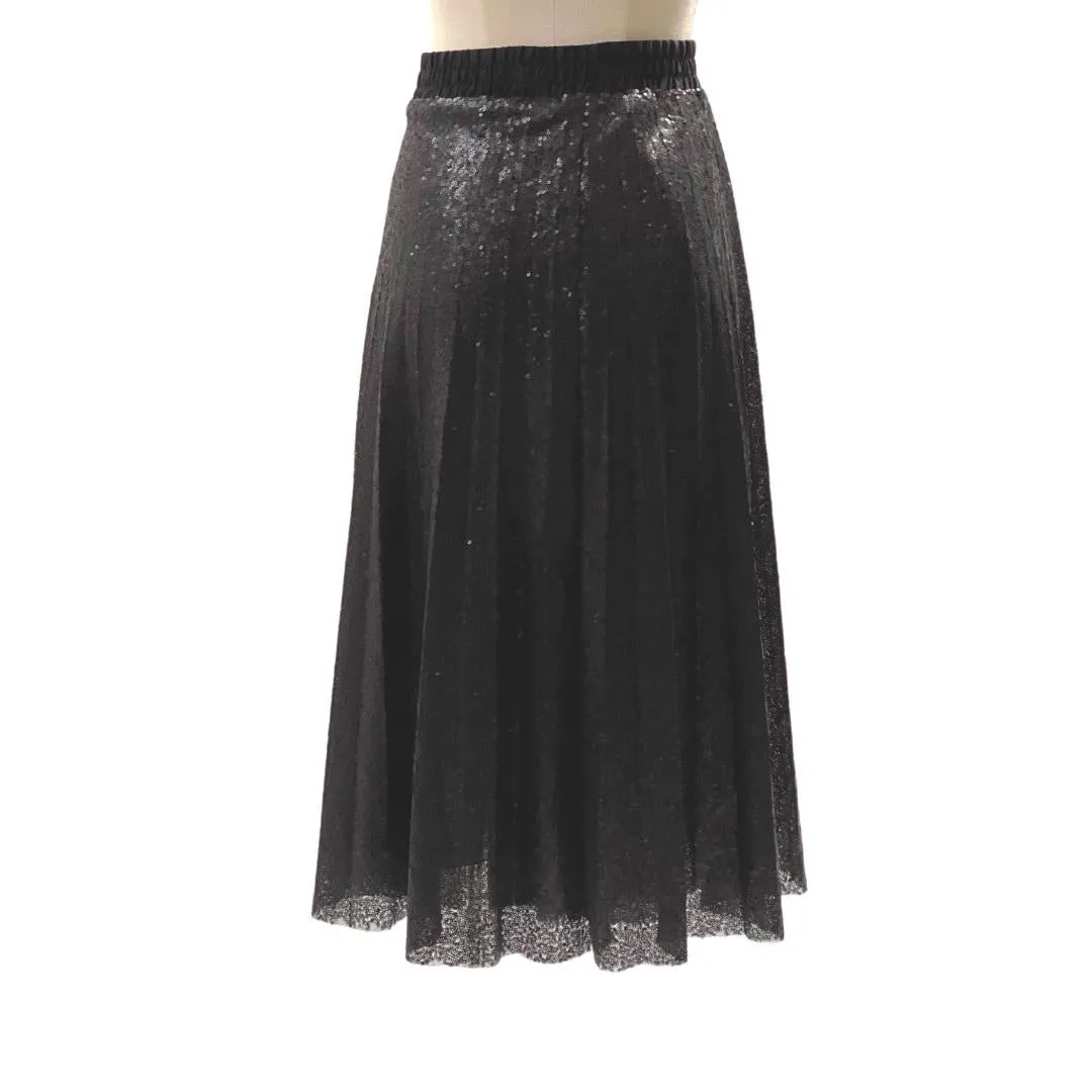 BLACK SKIRT SEQUIN