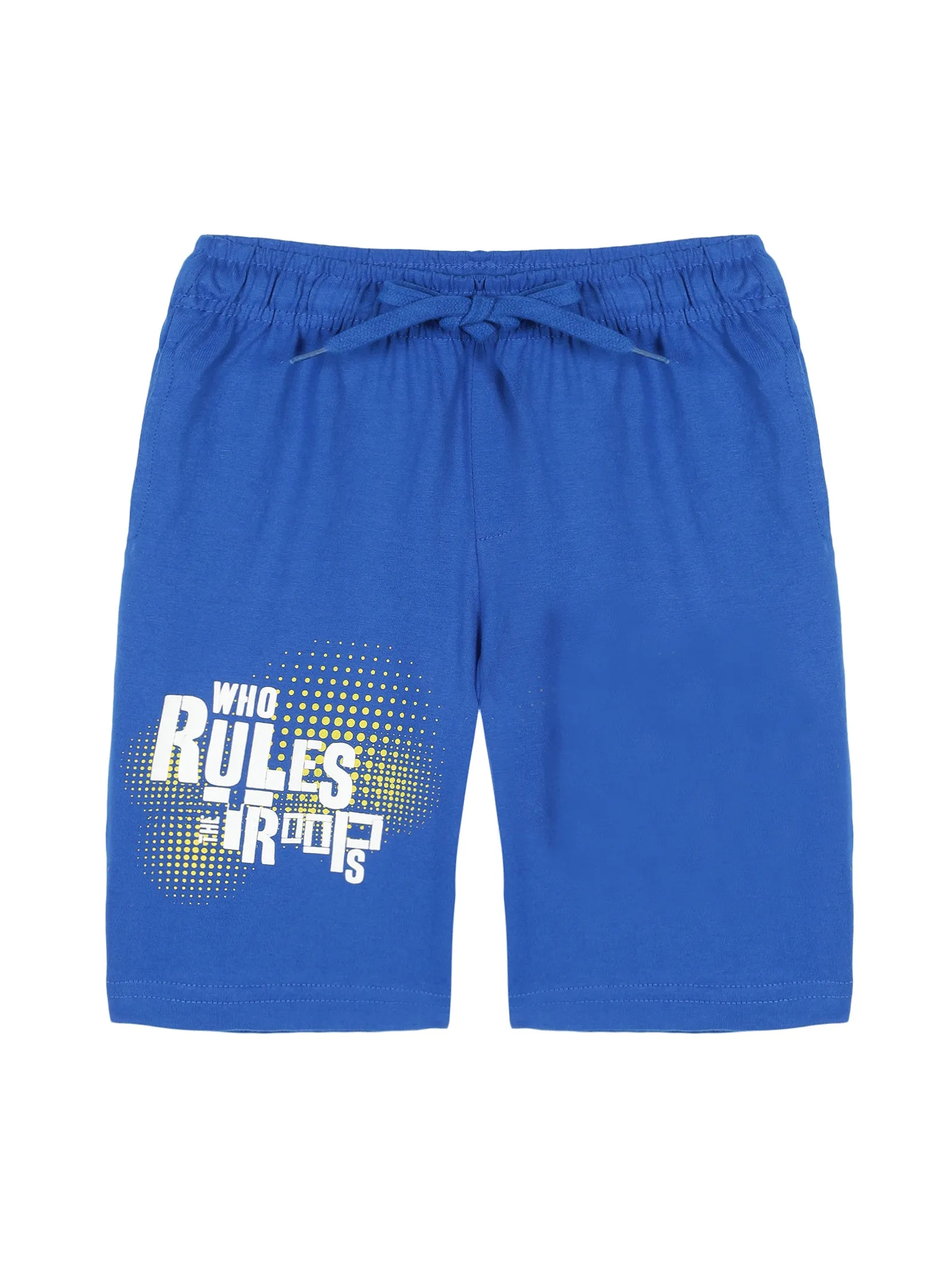 Boys Printed Knit Shorts Pack of 2