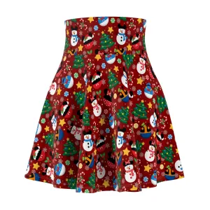 Christmas Ornaments Women's Skater Skirt