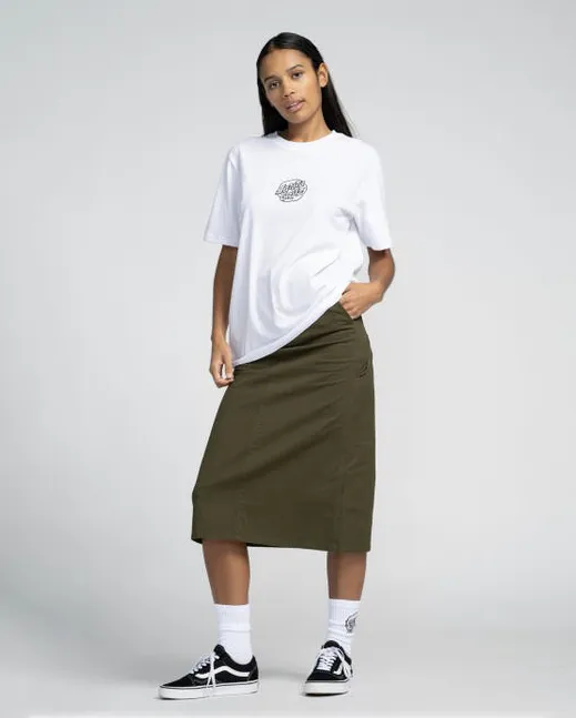 Classic Carpenter Skirt in Khaki