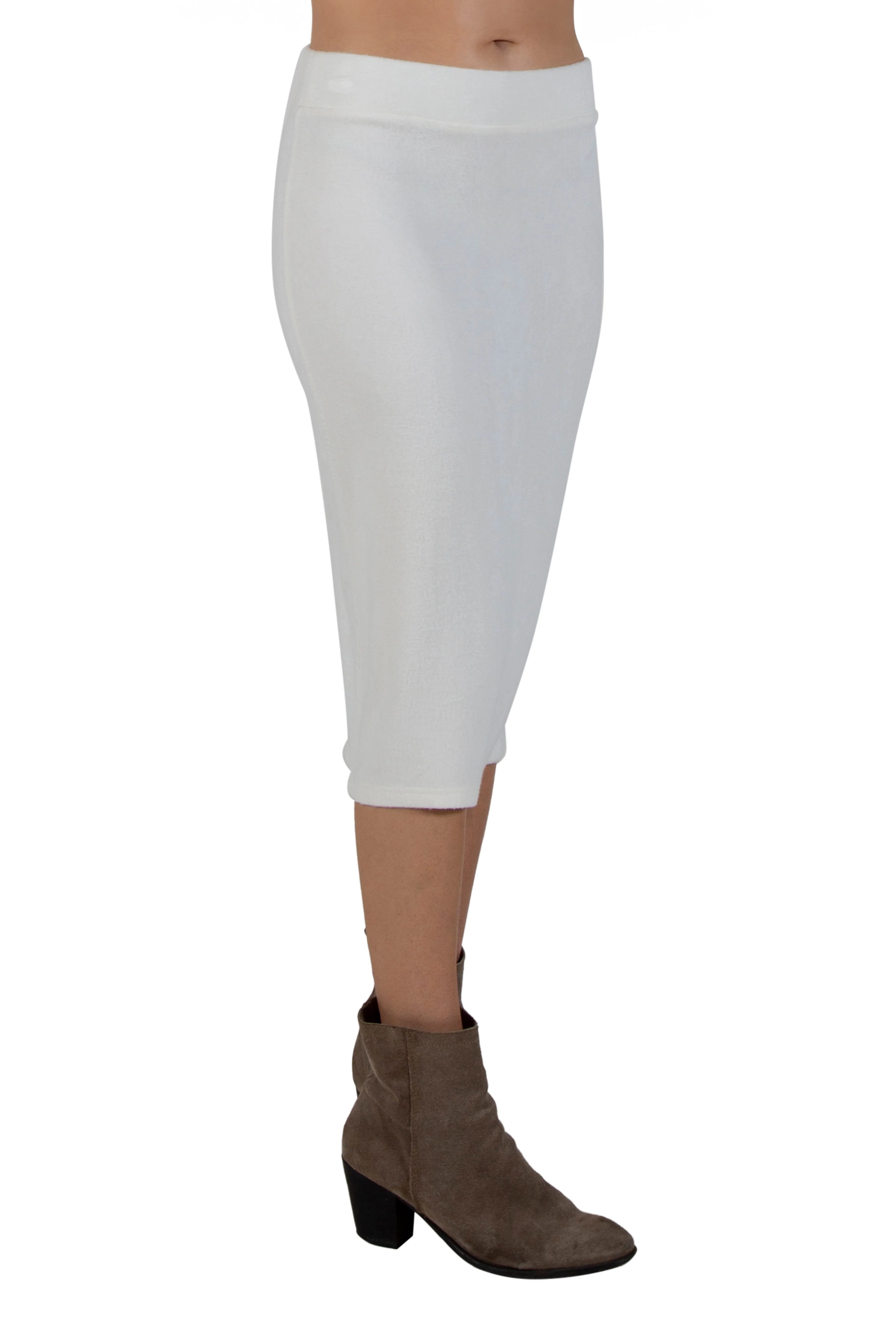 Comfort Luxe Collection Cozy Knit Pencil Skirt