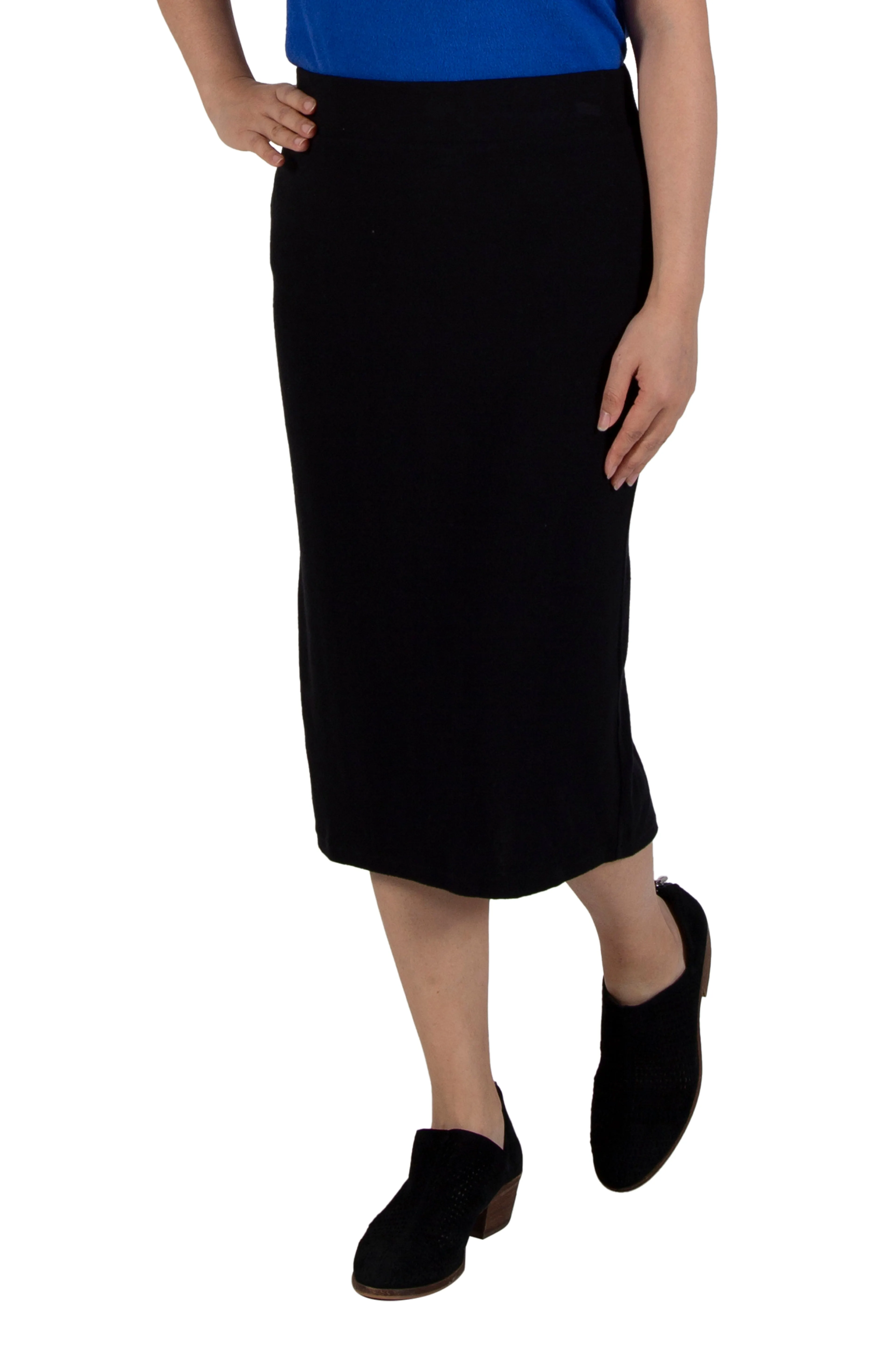 Comfort Luxe Collection Cozy Knit Pencil Skirt