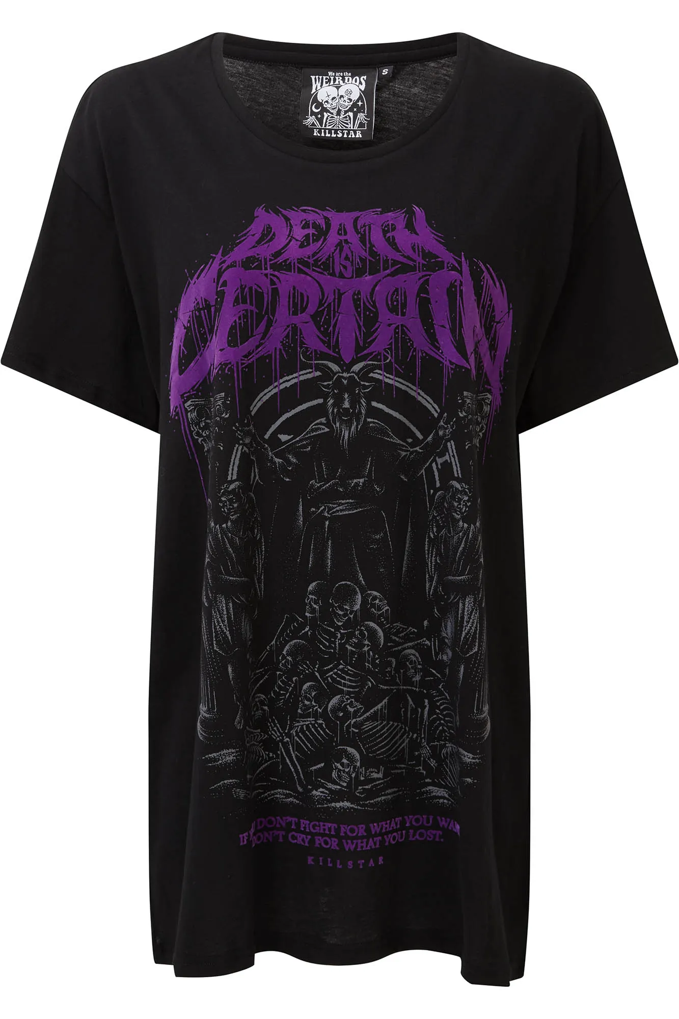 Death Is Certain Relaxed Top