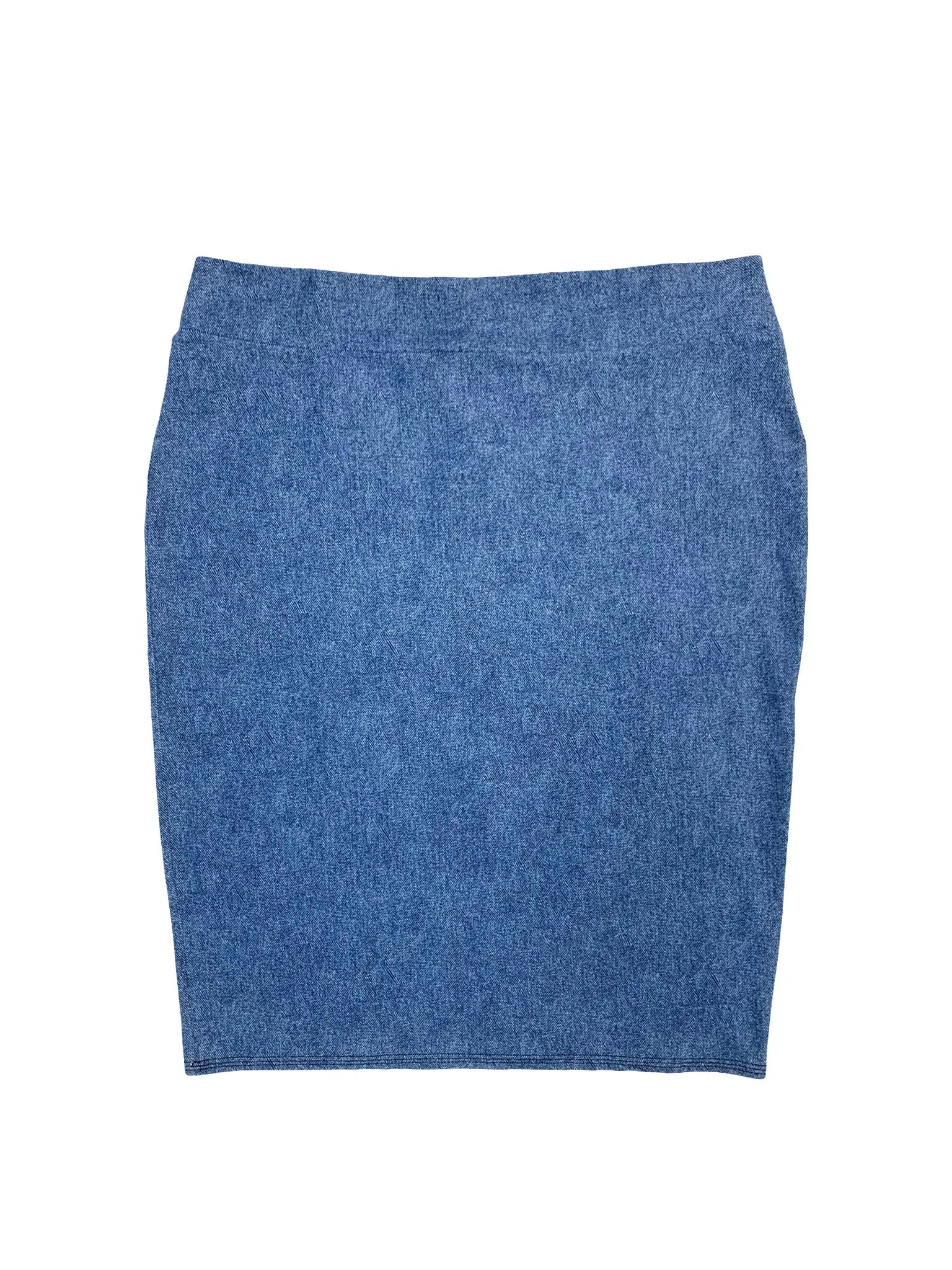 Denim Pencil Swim Skirt