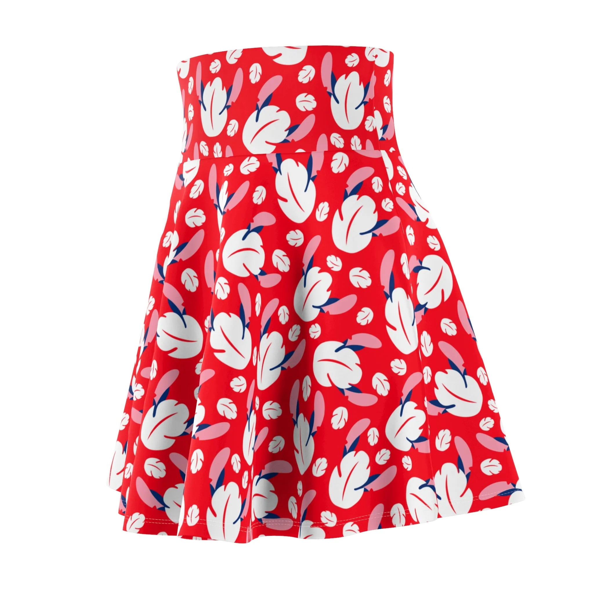 Disney Lilo And Stich Hawaiian 626 Women's Skater Skirt