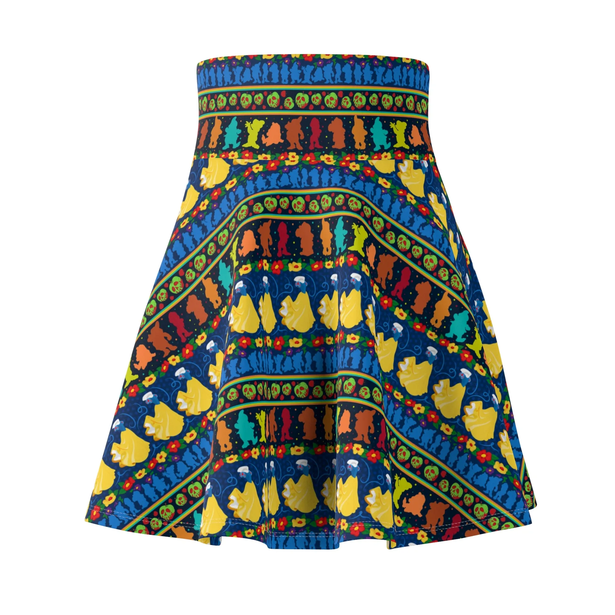 Disney Snow White Dwarves Line Women's Skater Skirt