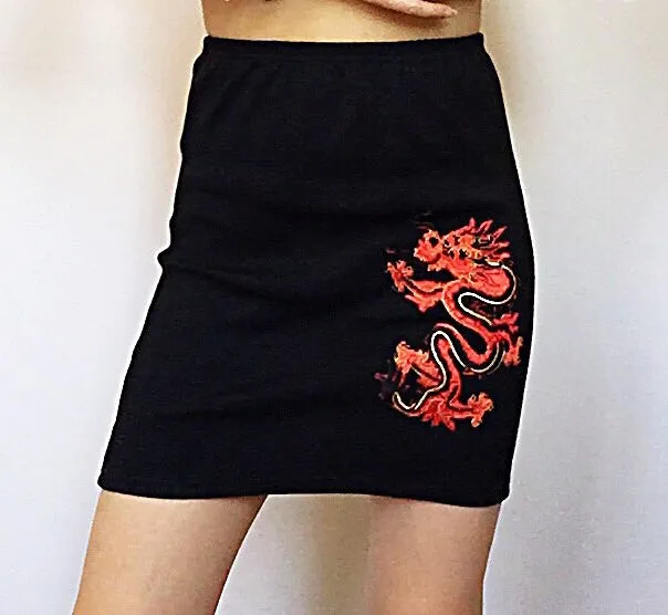 DRAGON RIB STRETCHY SKIRT