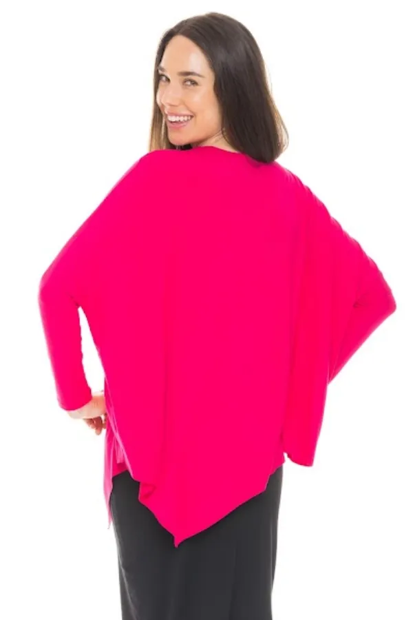 EDEN TOP SOLID JERSEY (HOT PINK)