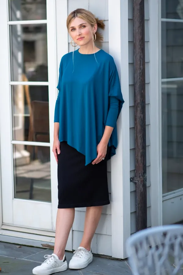 EDEN TOP SOLID JERSEY (TEAL)