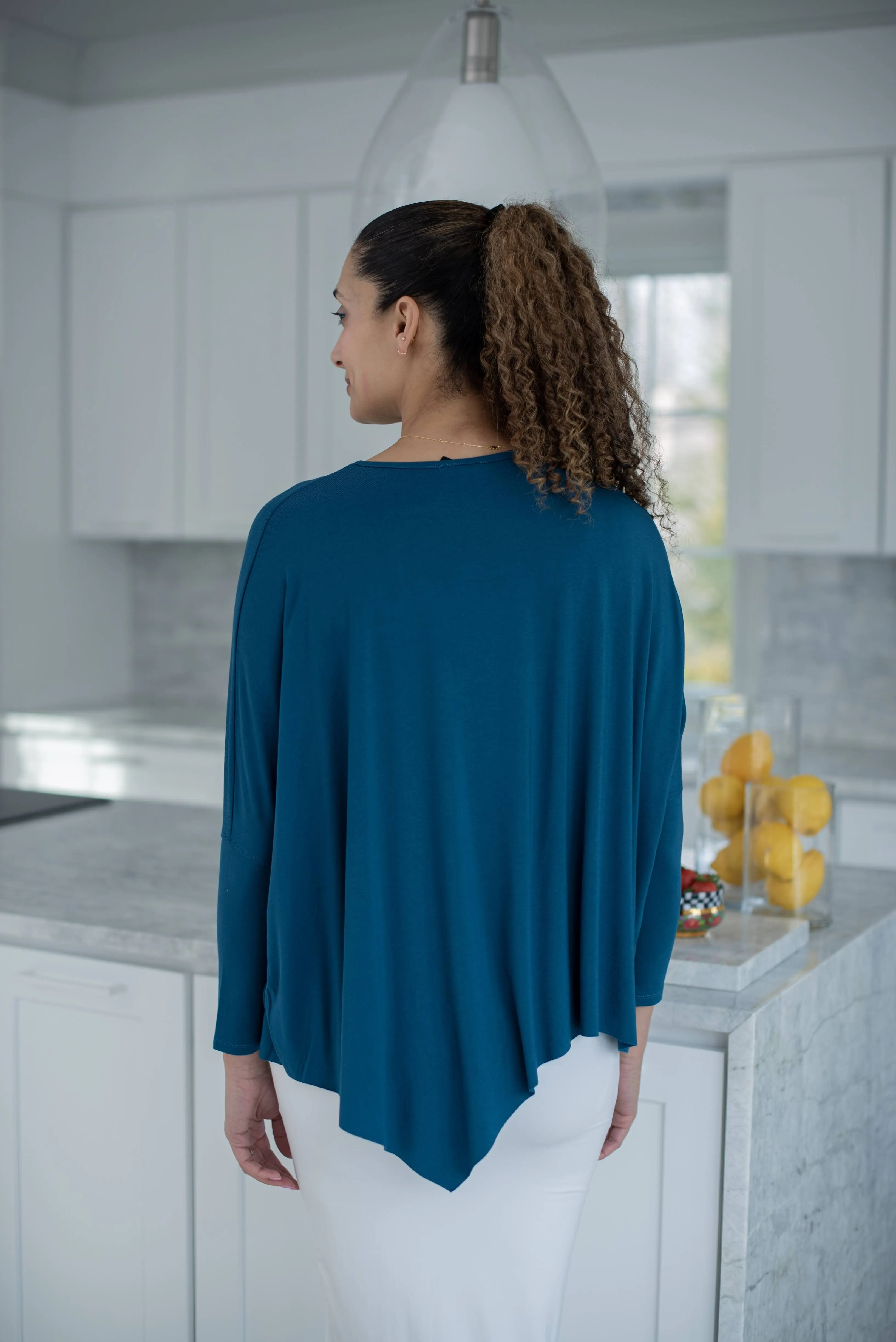 EDEN TOP SOLID JERSEY (TEAL)