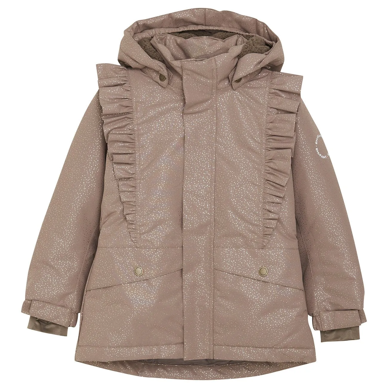 En Fant Pine Bark Jacket w. Ruffles