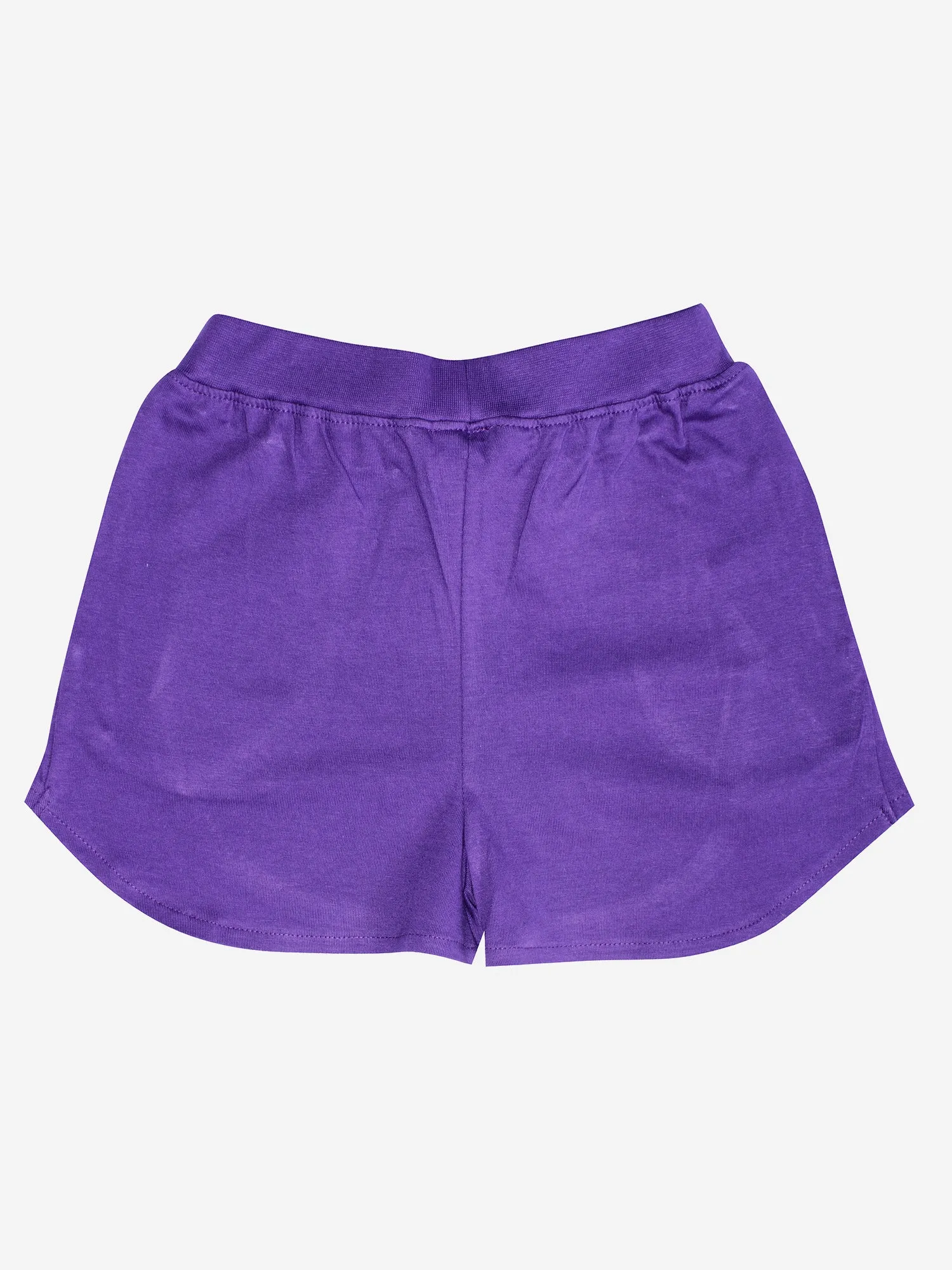 Girls Over Lap Shorts With Bow