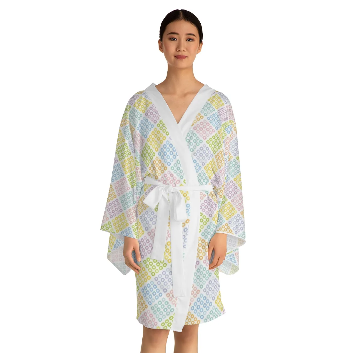 Kanoko Long Sleeve Kimono Robe