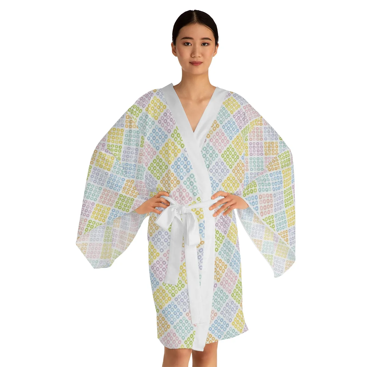 Kanoko Long Sleeve Kimono Robe