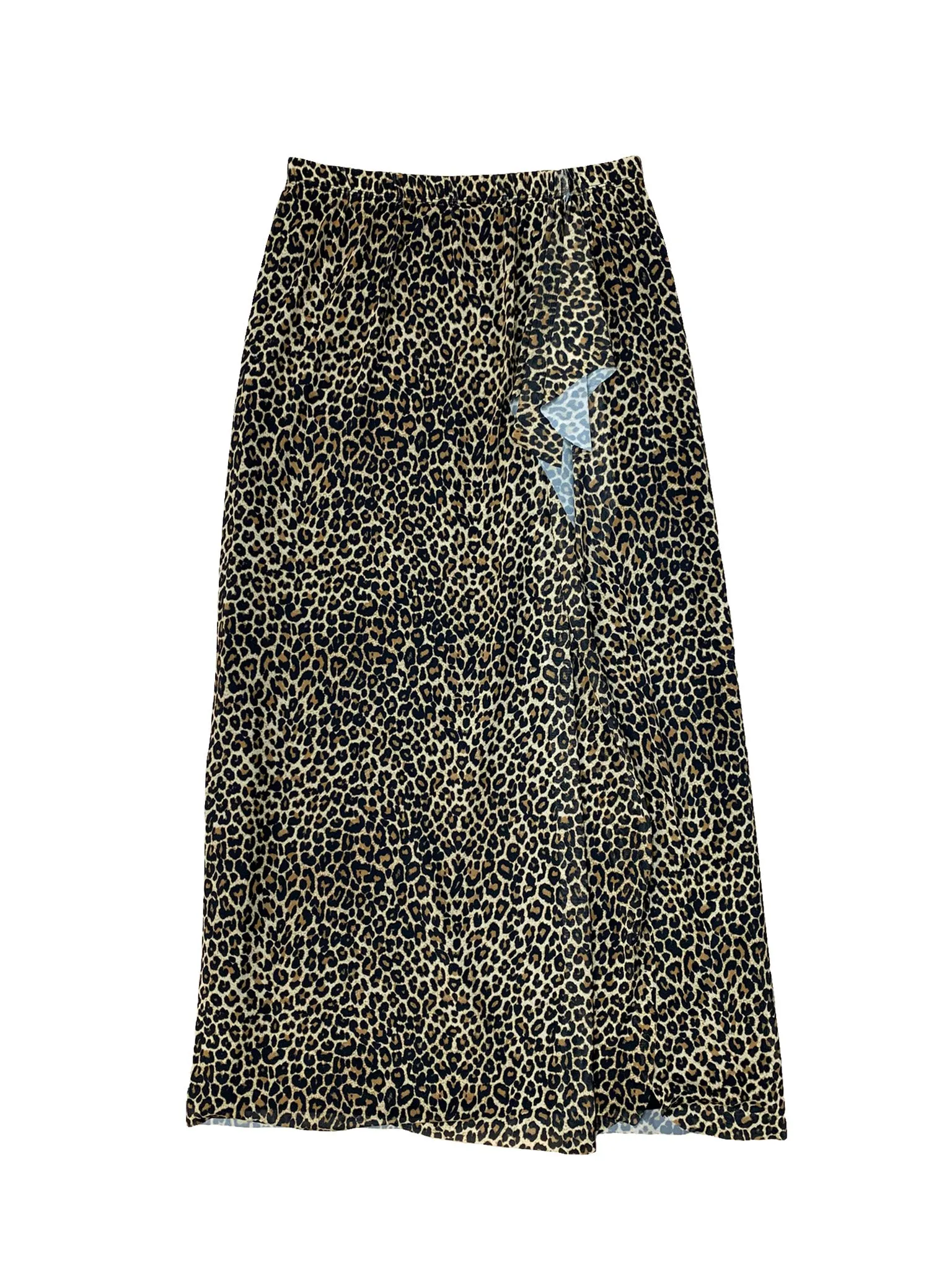 Leopard Mesh Maxi Swim Sarong