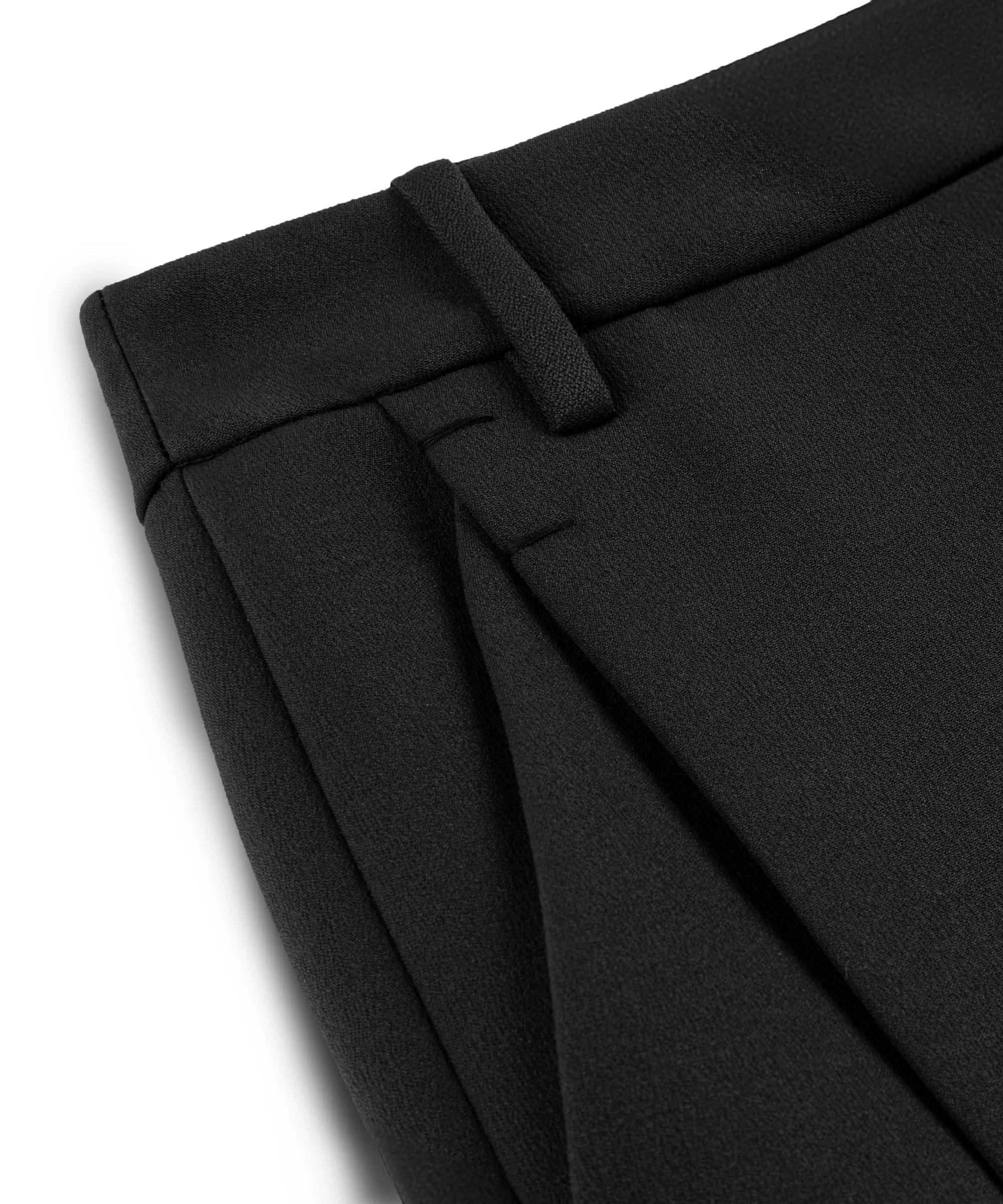 Machka Darted Wide Leg Fit Trousers
 Black