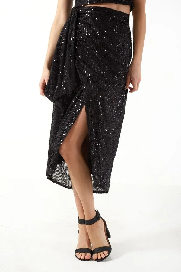 Marc Angelo Sequin Top and Skirt