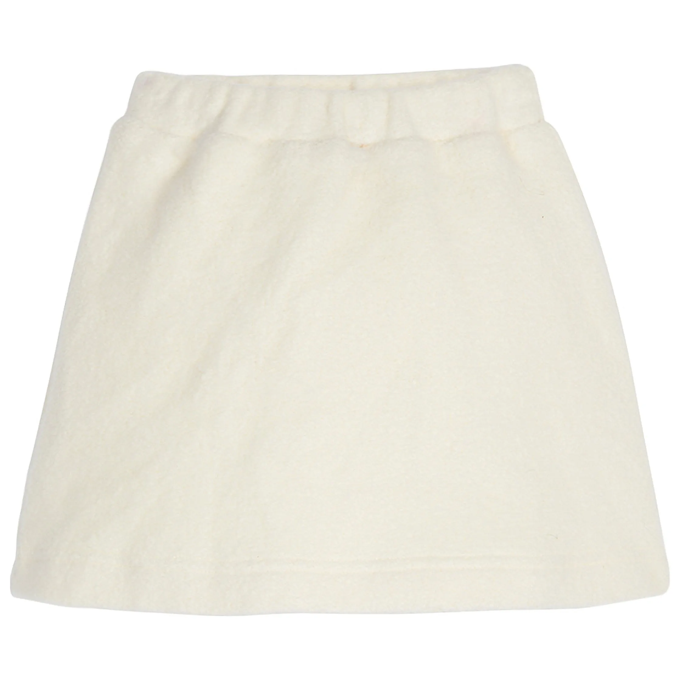 Mini Skirt - Cream Sherpa