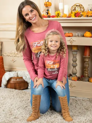 Mommy and Me Fall Is My Favorite Color Top