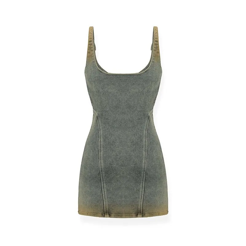 Mud Hourglass Denim Dress