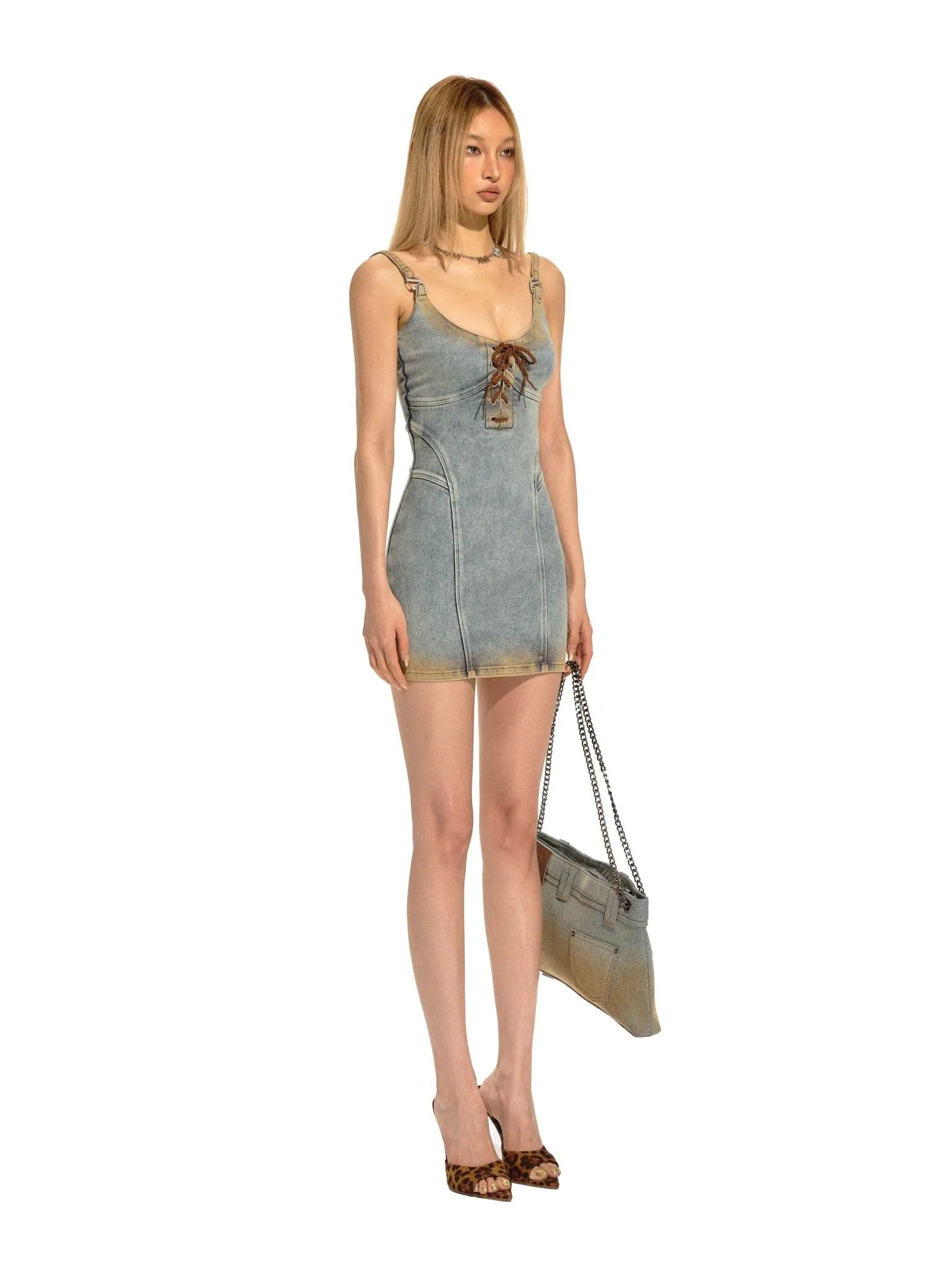 Mud Hourglass Denim Dress