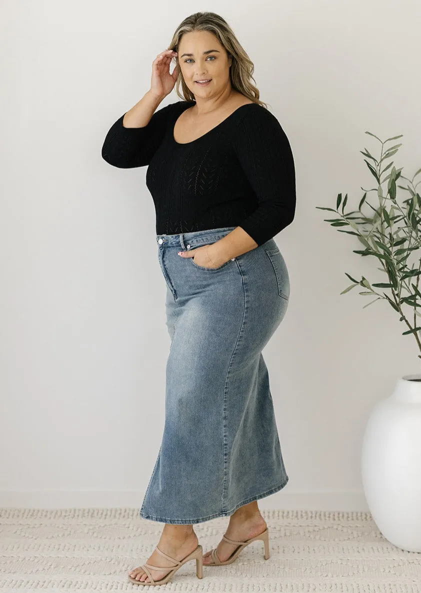 Natalie Denim Skirt