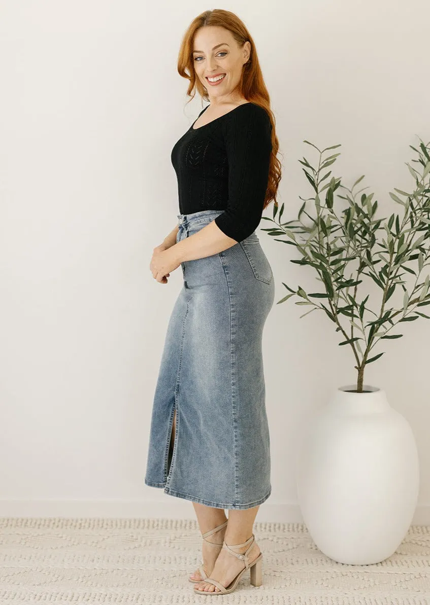 Natalie Denim Skirt