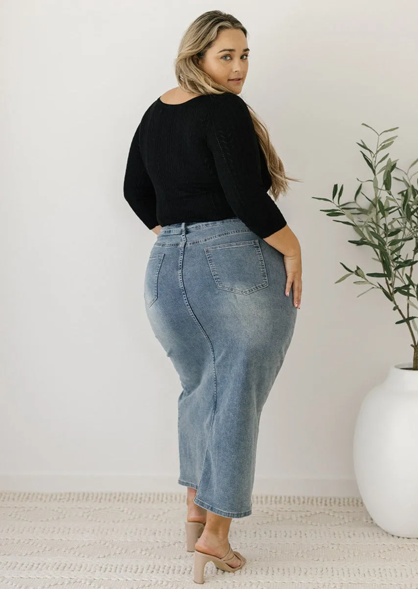 Natalie Denim Skirt