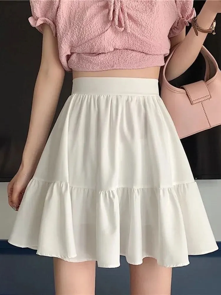 Preppy Style A-Line Skirt