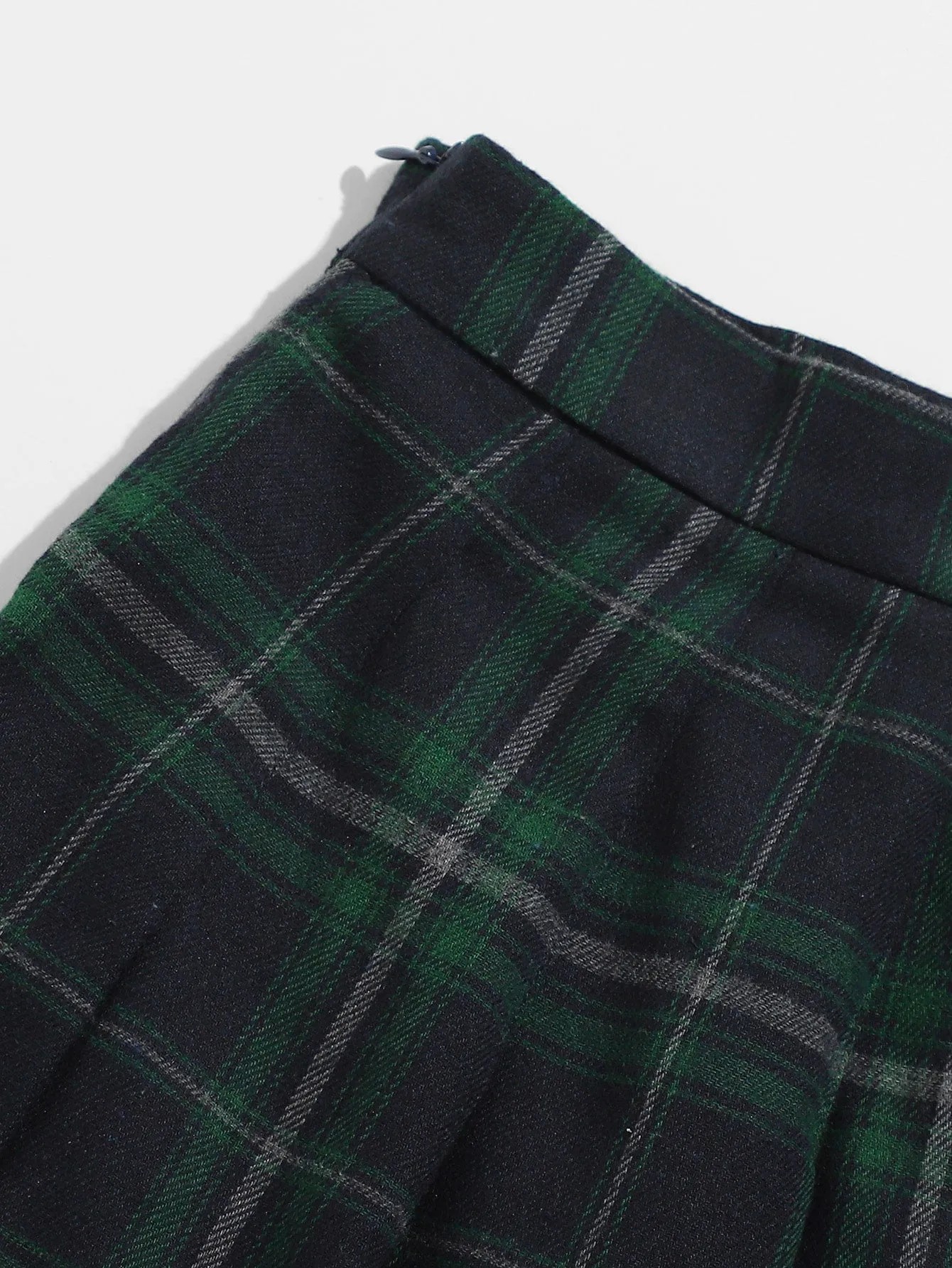 Preppy Tartan Zipper High Waist Mini Women Skirts