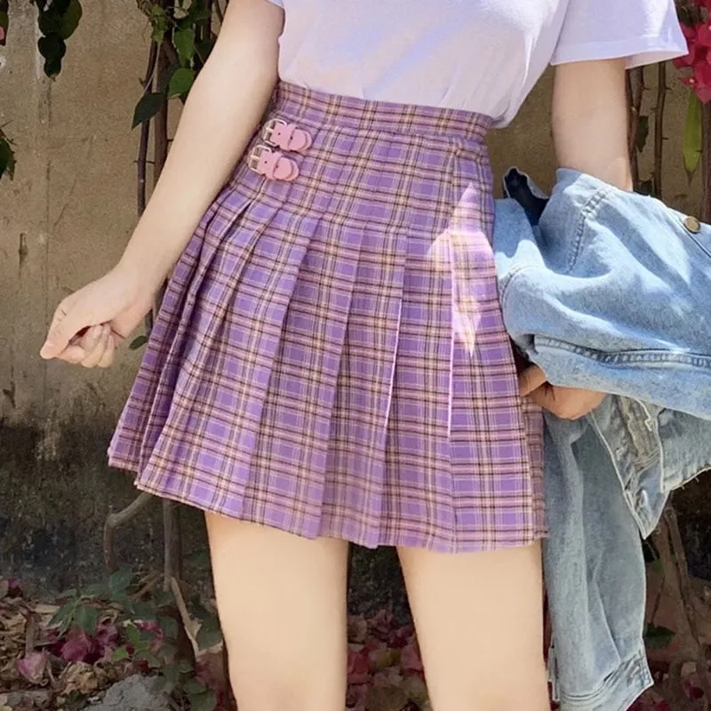 "PREPPY PURPLE" SKIRT