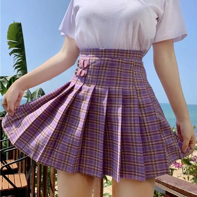 "PREPPY PURPLE" SKIRT