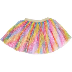 Rainbow Ombre Sequin Confetti Tutu