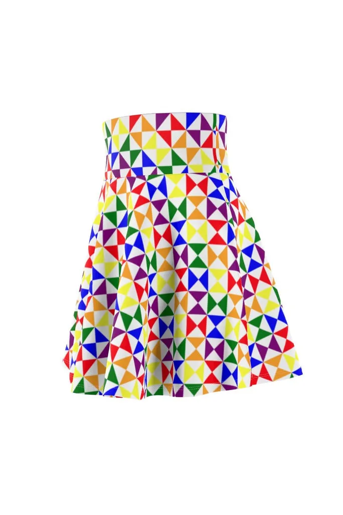 Rainbow Women's Skater Skirt