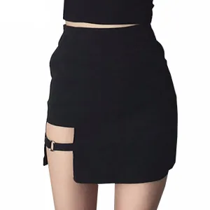 Sexy Spy Skirts Mini Asymmetrical Skirt