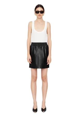 Soto Skirt - Black Vegan Leather