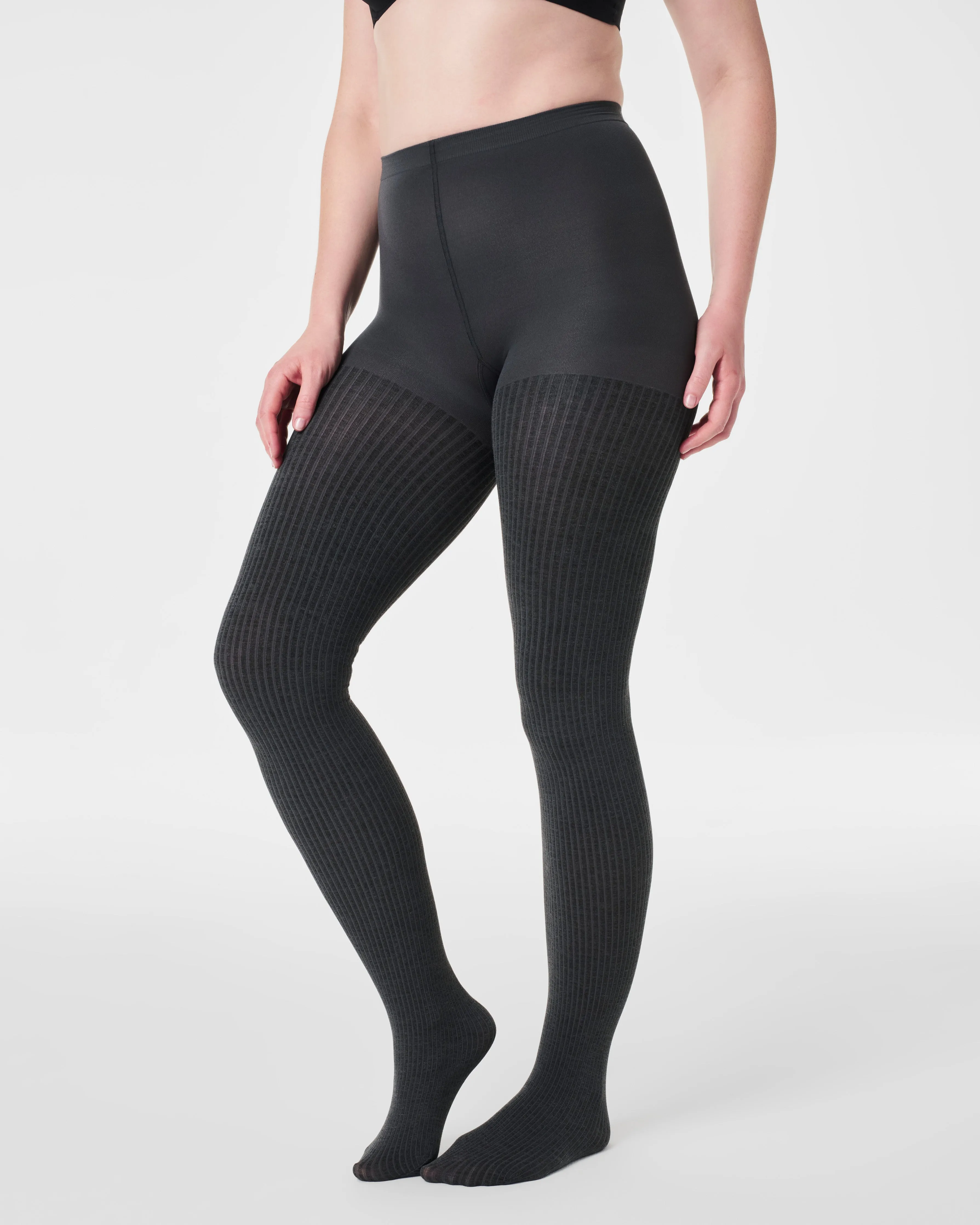 SPANXshape™ Cozy Rib Knit Shorty Tights