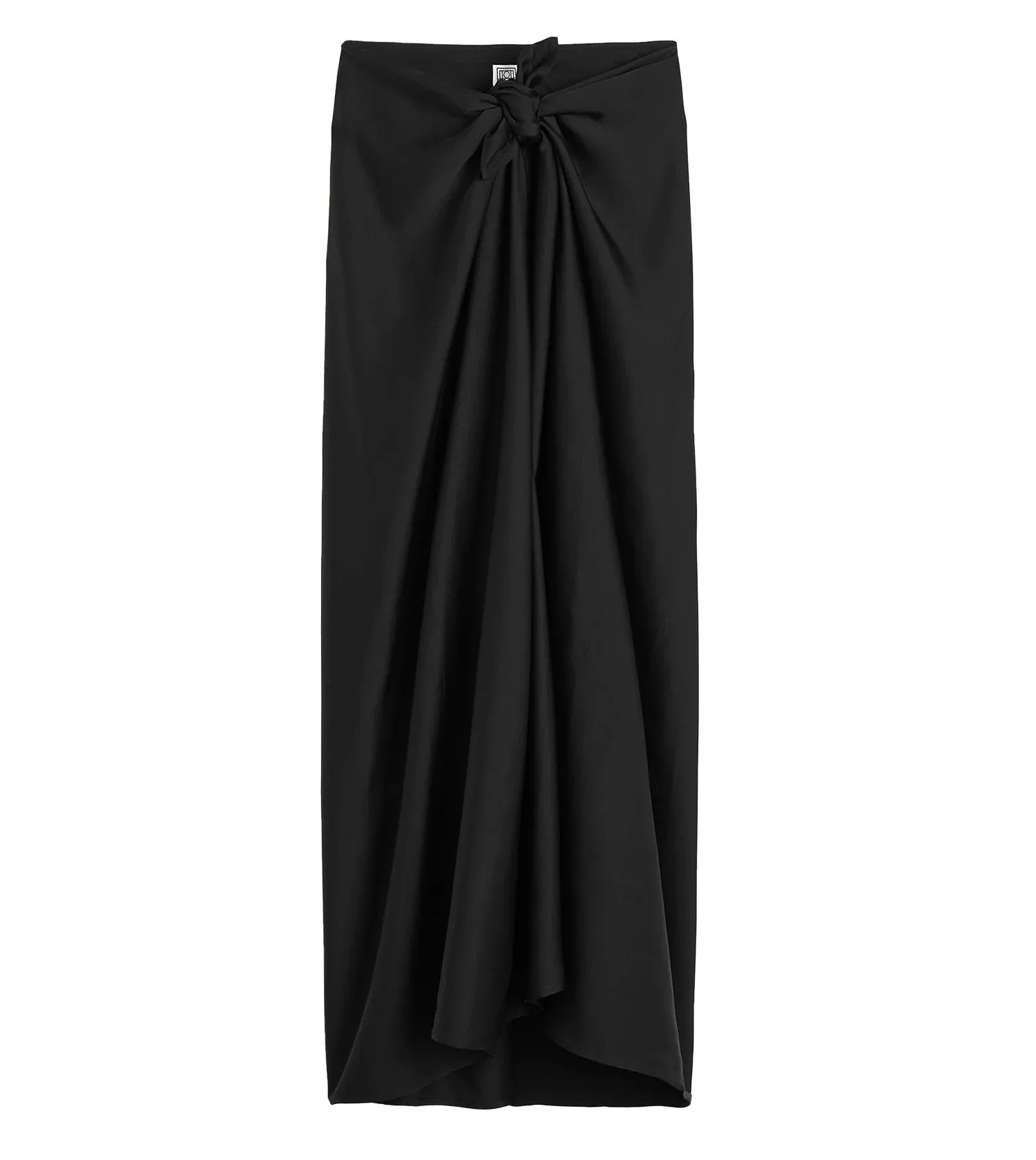 TOTEME Satin Knot Skirt