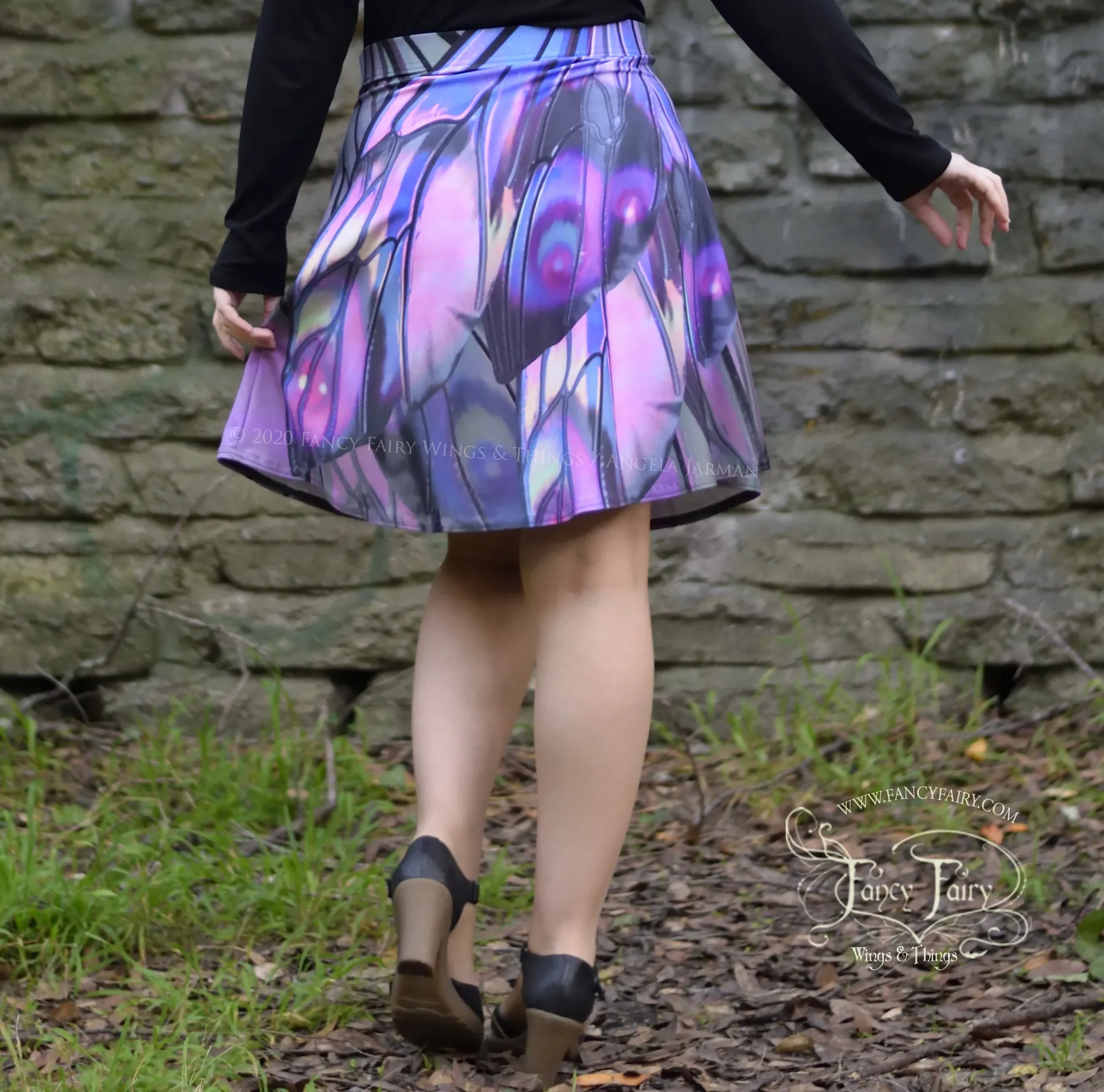 Unseelie Ellette Bright Flare Skirt Made to Order