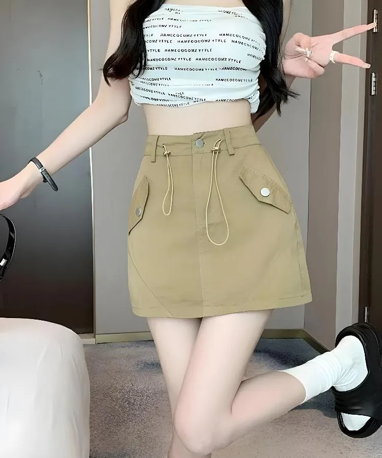 Y2K Cargo Mini Skort